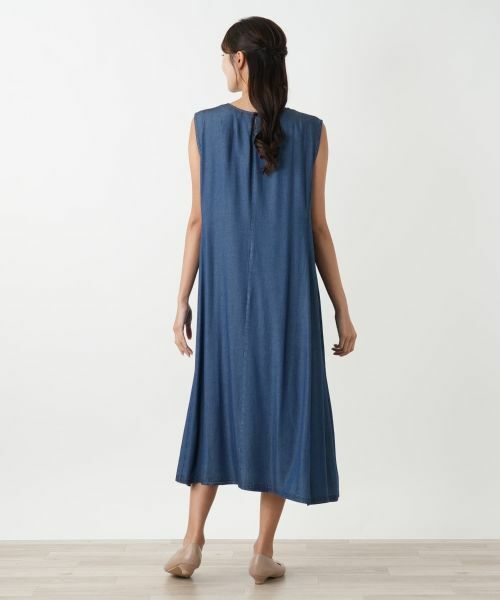 Leilian PLUS HOUSE / レリアンプラスハウス ロング・マキシ丈ワンピース | 洗えるジャンパースカート | 詳細3