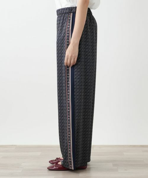 Leilian PLUS HOUSE / レリアンプラスハウス その他パンツ | 幾何学柄ワイドパンツ | 詳細5