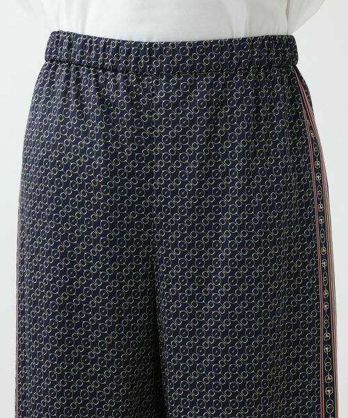 Leilian PLUS HOUSE / レリアンプラスハウス その他パンツ | 幾何学柄ワイドパンツ | 詳細7