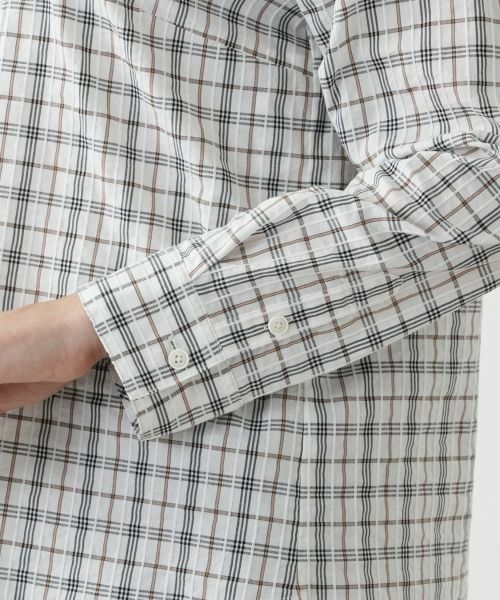 Leilian PLUS HOUSE / レリアンプラスハウス シャツ・ブラウス | チェックブラウス【Leilian WHITE LABEL】 | 詳細10