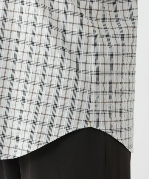 Leilian PLUS HOUSE / レリアンプラスハウス シャツ・ブラウス | チェックブラウス【Leilian WHITE LABEL】 | 詳細11