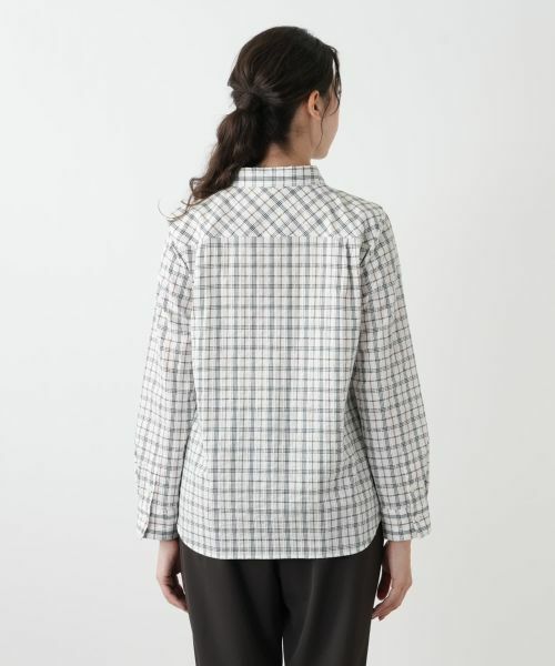 Leilian PLUS HOUSE / レリアンプラスハウス シャツ・ブラウス | チェックブラウス【Leilian WHITE LABEL】 | 詳細6