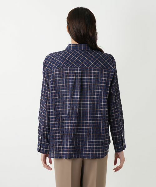 Leilian PLUS HOUSE / レリアンプラスハウス シャツ・ブラウス | チェックブラウス【Leilian WHITE LABEL】 | 詳細6