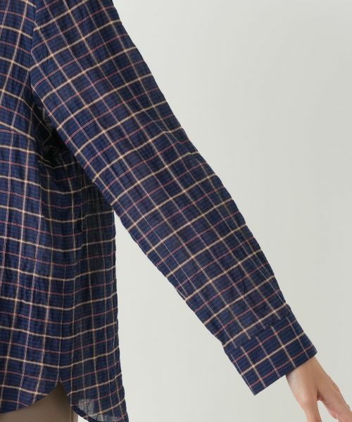Leilian PLUS HOUSE / レリアンプラスハウス シャツ・ブラウス | チェックブラウス【Leilian WHITE LABEL】 | 詳細9