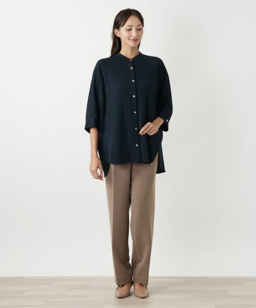 Leilian PLUS HOUSE / レリアンプラスハウス シャツ・ブラウス | ドルマンスリーブブラウス | 詳細1