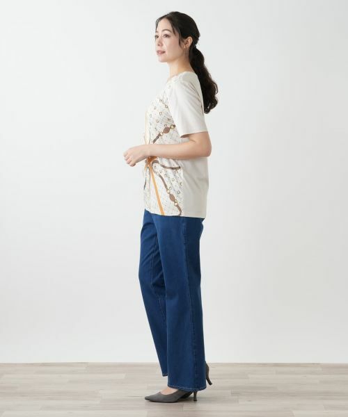 Leilian PLUS HOUSE / レリアンプラスハウス Tシャツ | プリントカットソー | 詳細2