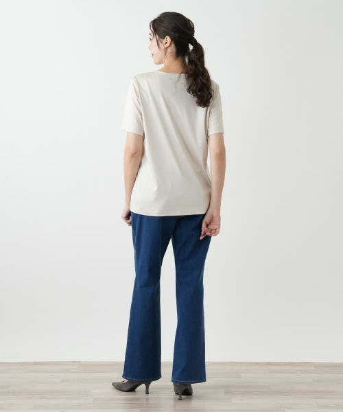 Leilian PLUS HOUSE / レリアンプラスハウス Tシャツ | プリントカットソー | 詳細3