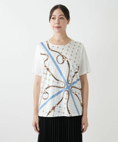 Leilian PLUS HOUSE / レリアンプラスハウス Tシャツ | プリントカットソー | 詳細7