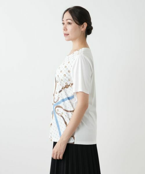 Leilian PLUS HOUSE / レリアンプラスハウス Tシャツ | プリントカットソー | 詳細8