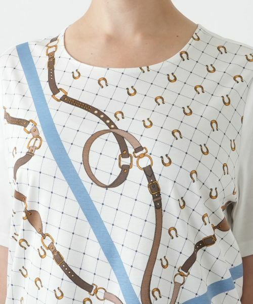 Leilian PLUS HOUSE / レリアンプラスハウス Tシャツ | プリントカットソー | 詳細9