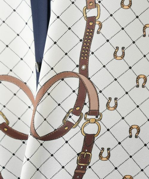 Leilian PLUS HOUSE / レリアンプラスハウス シャツ・ブラウス | プリント切り替えブラウス | 詳細11