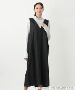 Leilian PLUS HOUSE / レリアンプラスハウス ロング・マキシ丈ワンピース | ジャンパースカート【L JEANS】