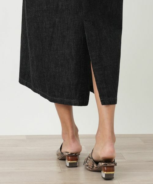 Leilian PLUS HOUSE / レリアンプラスハウス ロング・マキシ丈ワンピース | ジャンパースカート【L JEANS】 | 詳細10