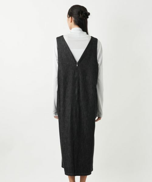 Leilian PLUS HOUSE / レリアンプラスハウス ロング・マキシ丈ワンピース | ジャンパースカート【L JEANS】 | 詳細6