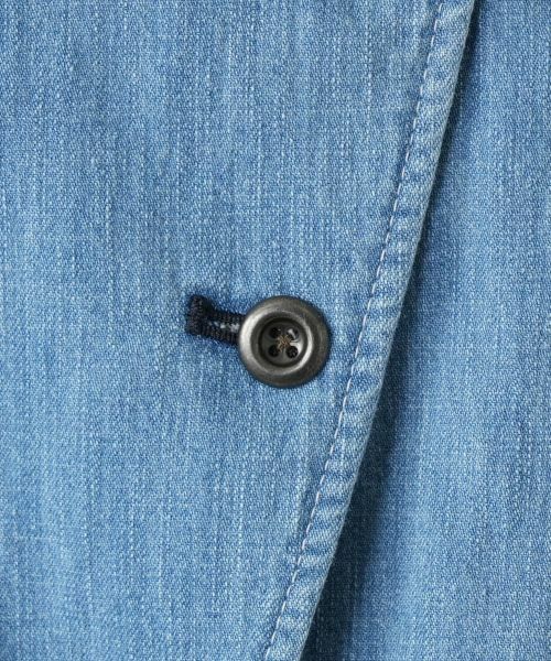 Leilian PLUS HOUSE / レリアンプラスハウス テーラードジャケット | ノーカラーベスト【L JEANS】 | 詳細12