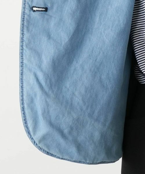 Leilian PLUS HOUSE / レリアンプラスハウス テーラードジャケット | ノーカラーベスト【L JEANS】 | 詳細14