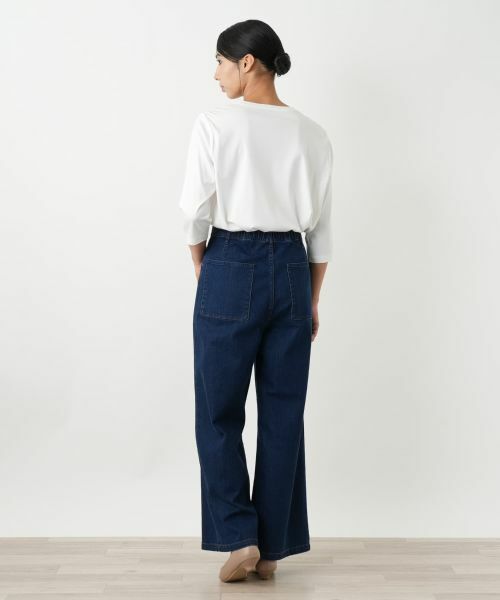 Leilian PLUS HOUSE / レリアンプラスハウス デニムパンツ | ワイドデニムパンツ【L JEANS】 | 詳細3