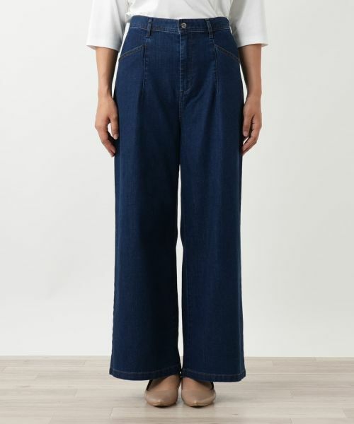 Leilian PLUS HOUSE / レリアンプラスハウス デニムパンツ | ワイドデニムパンツ【L JEANS】 | 詳細4