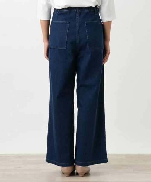Leilian PLUS HOUSE / レリアンプラスハウス デニムパンツ | ワイドデニムパンツ【L JEANS】 | 詳細6