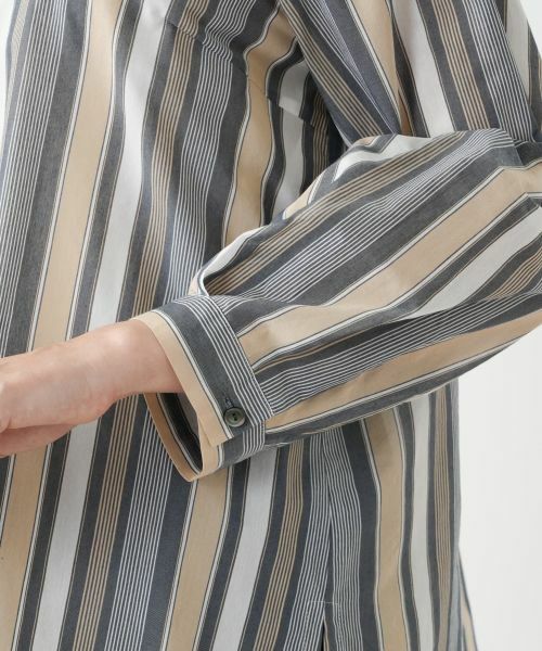 Leilian PLUS HOUSE / レリアンプラスハウス シャツ・ブラウス | ストライプブラウス【Leilian WHITE LABEL】 | 詳細13