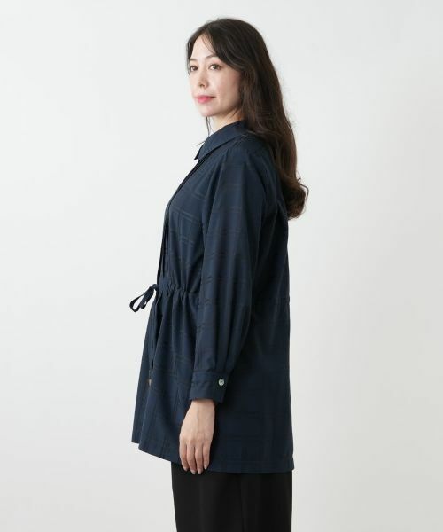 Leilian PLUS HOUSE / レリアンプラスハウス シャツ・ブラウス | チェックチュニックブラウス | 詳細5