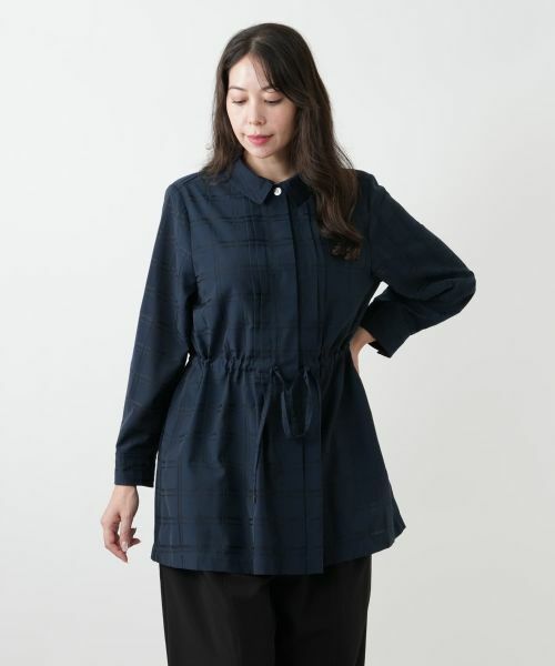 Leilian PLUS HOUSE / レリアンプラスハウス シャツ・ブラウス | チェックチュニックブラウス | 詳細7