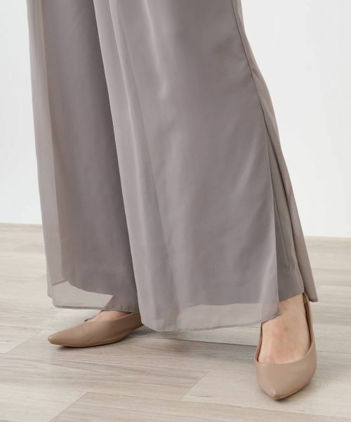 Leilian PLUS HOUSE / レリアンプラスハウス その他パンツ | ドレープワイドパンツ | 詳細11