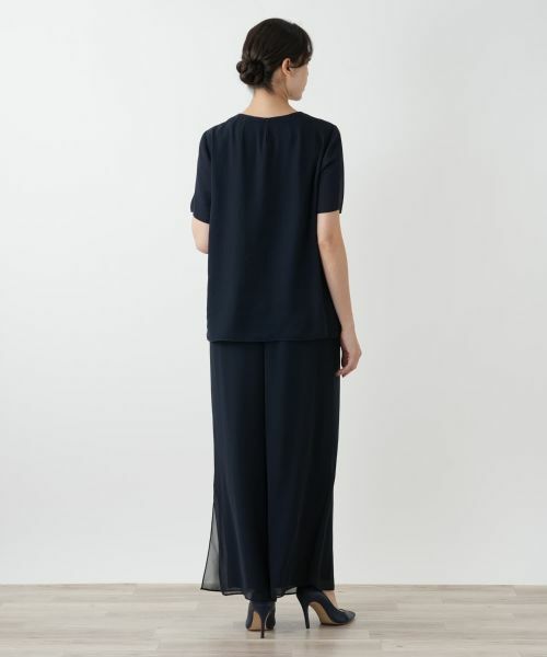 Leilian PLUS HOUSE / レリアンプラスハウス その他パンツ | ドレープワイドパンツ | 詳細3