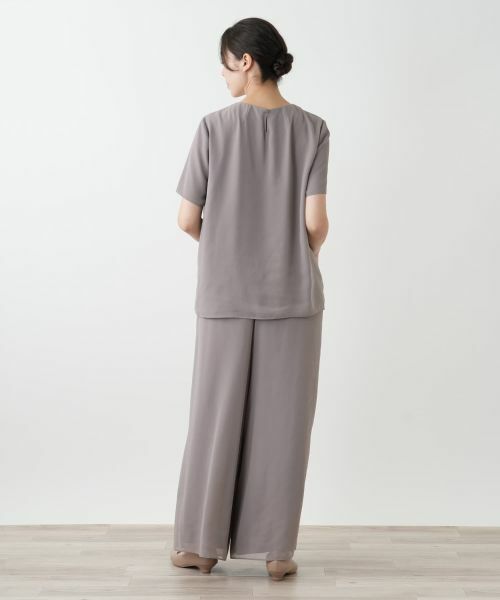 Leilian PLUS HOUSE / レリアンプラスハウス その他パンツ | ドレープワイドパンツ | 詳細6