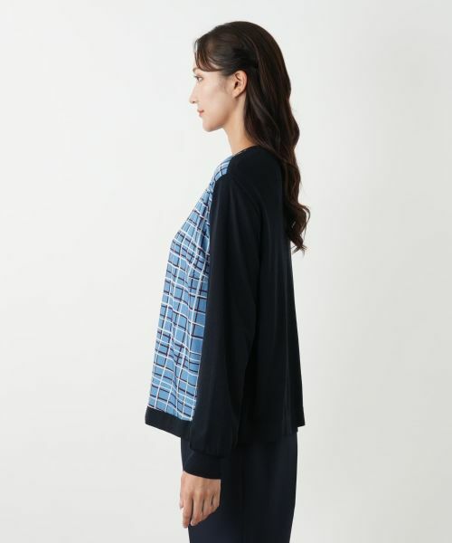 Leilian PLUS HOUSE / レリアンプラスハウス カーディガン・ボレロ | チェック柄カーディガン | 詳細5