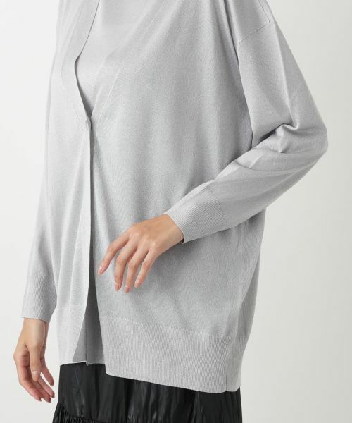 Leilian PLUS HOUSE / レリアンプラスハウス カーディガン・ボレロ | Vネックカーディガン | 詳細12