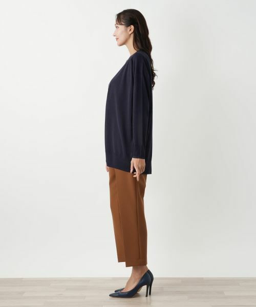 Leilian PLUS HOUSE / レリアンプラスハウス カーディガン・ボレロ | Vネックカーディガン | 詳細2