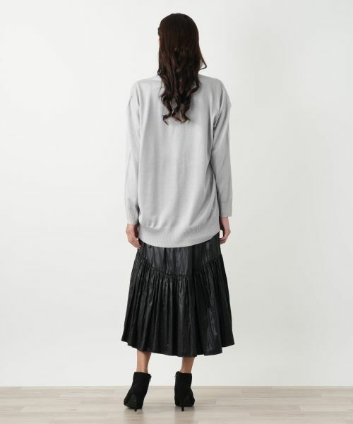 Leilian PLUS HOUSE / レリアンプラスハウス カーディガン・ボレロ | Vネックカーディガン | 詳細6