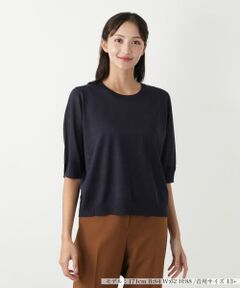 Leilian PLUS HOUSE / レリアンプラスハウス ニット・セーター | クルーネックニット