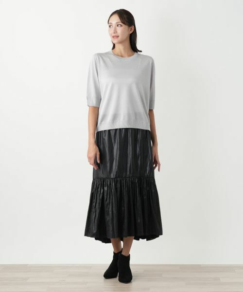 Leilian PLUS HOUSE / レリアンプラスハウス ニット・セーター | クルーネックニット | 詳細1