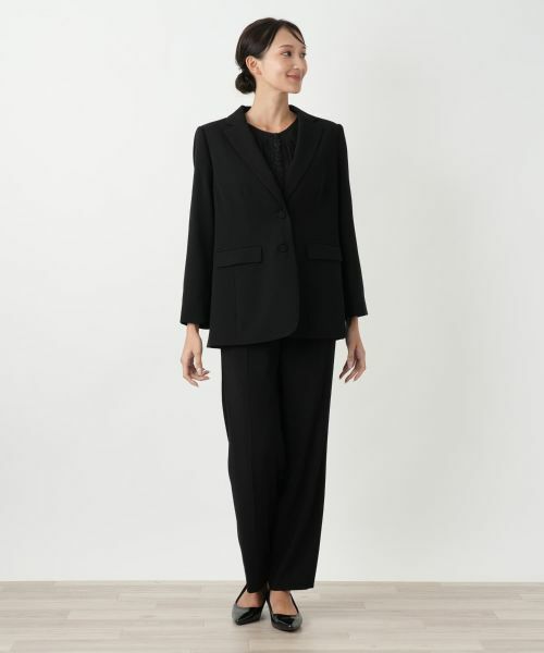 Leilian PLUS HOUSE / レリアンプラスハウス セットアップ | パンツスーツ【ブラックフォーマル】 | 詳細1