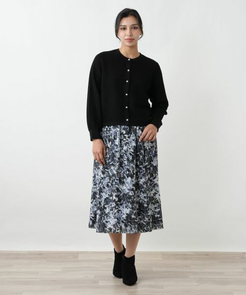 Leilian PLUS HOUSE / レリアンプラスハウス カーディガン・ボレロ | クルーネックカーディガン | 詳細1