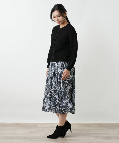 Leilian PLUS HOUSE / レリアンプラスハウス カーディガン・ボレロ | クルーネックカーディガン | 詳細2