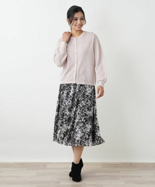 Leilian PLUS HOUSE / レリアンプラスハウス カーディガン・ボレロ | クルーネックカーディガン | 詳細4