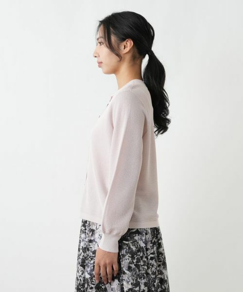 Leilian PLUS HOUSE / レリアンプラスハウス カーディガン・ボレロ | クルーネックカーディガン | 詳細8
