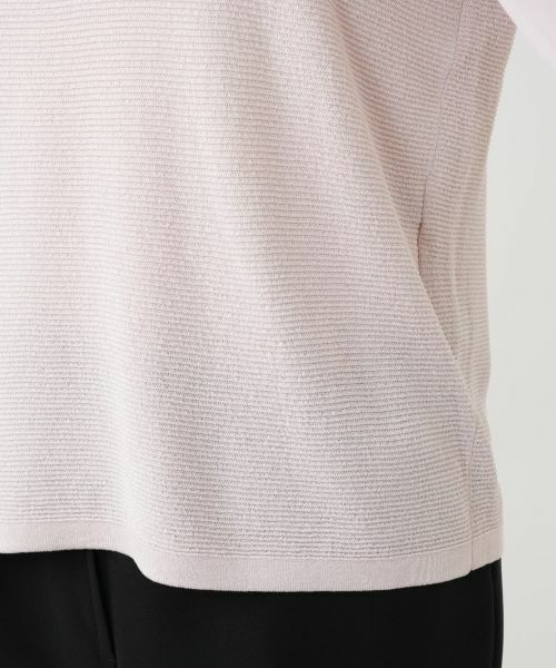 Leilian PLUS HOUSE / レリアンプラスハウス ニット・セーター | 編地切替クルーネックニット | 詳細13