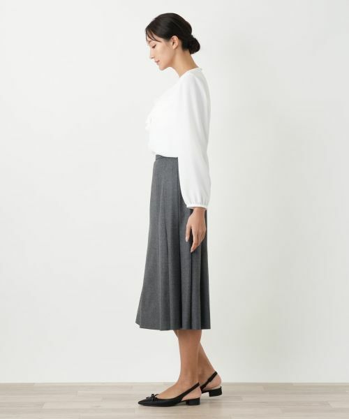 Leilian PLUS HOUSE / レリアンプラスハウス ミニ・ひざ丈スカート | フレアスカート | 詳細2