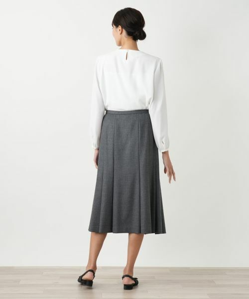 Leilian PLUS HOUSE / レリアンプラスハウス ミニ・ひざ丈スカート | フレアスカート | 詳細3