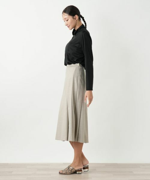 Leilian PLUS HOUSE / レリアンプラスハウス ミニ・ひざ丈スカート | フレアスカート | 詳細8