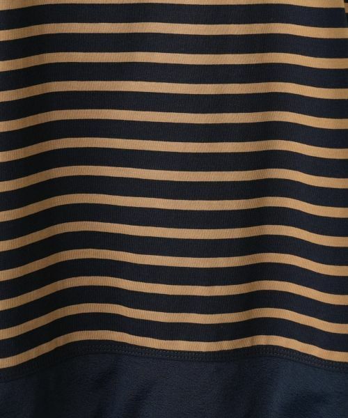 Leilian PLUS HOUSE / レリアンプラスハウス カットソー | 異素材切替ボーダーカットソー | 詳細14