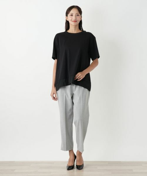 Leilian PLUS HOUSE / レリアンプラスハウス カットソー | 洗える半袖カットソー | 詳細1