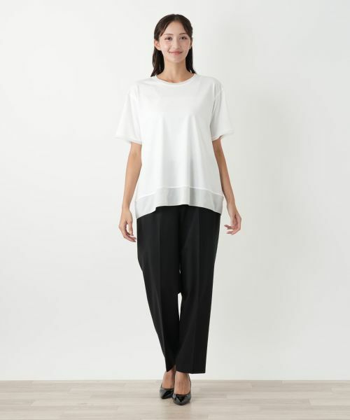 Leilian PLUS HOUSE / レリアンプラスハウス カットソー | 洗える半袖カットソー | 詳細4