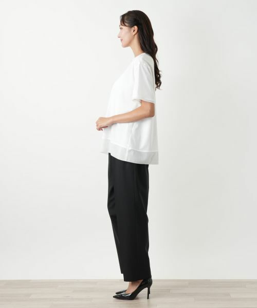 Leilian PLUS HOUSE / レリアンプラスハウス カットソー | 洗える半袖カットソー | 詳細5