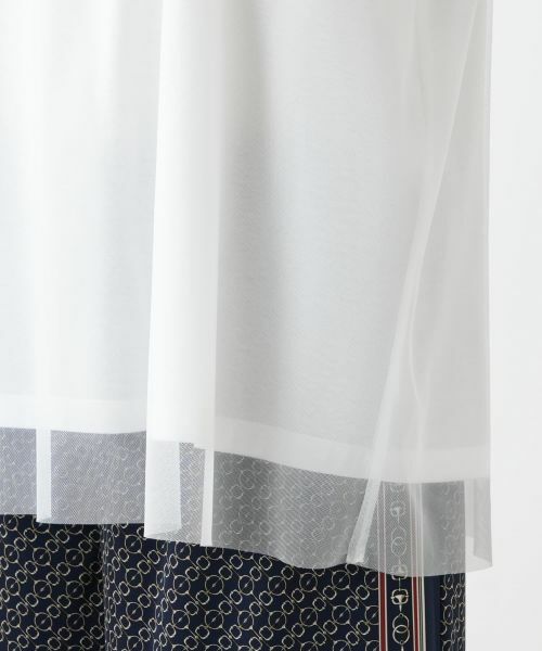 Leilian PLUS HOUSE / レリアンプラスハウス カットソー | チュールレイヤードカットソー | 詳細13