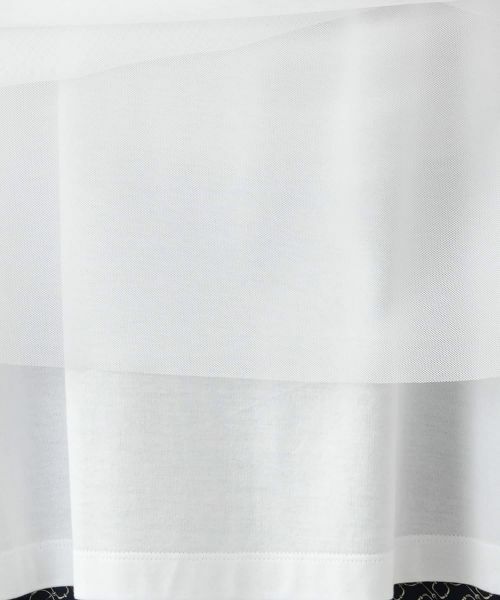 Leilian PLUS HOUSE / レリアンプラスハウス カットソー | チュールレイヤードカットソー | 詳細14